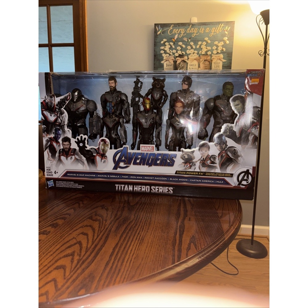 AVENGERS TITAN HERO SERIES POWER FX PACK ACTION FIGURES 8 SET NEW! BOX PACKED!!